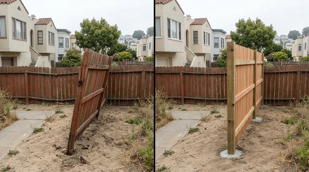 Why San Francisco Fences Lean: Fog, Sandy Soil, Bay Fill and the Right Fix
