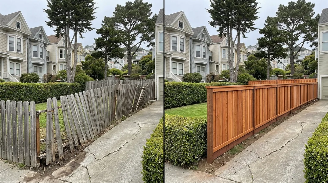 Result fence in San Francisco - San Francisco Fence